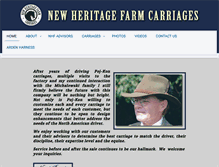 Tablet Screenshot of newheritagefarm.com
